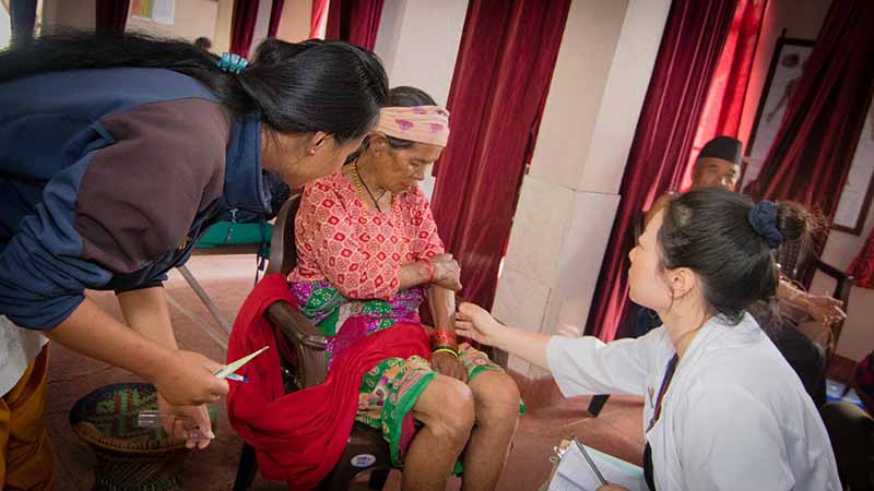 Acupuncture Relief Project  | Good Health Nepal | Yun Xiao