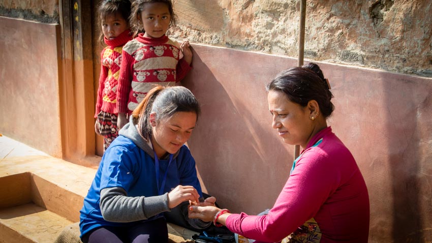 Acupuncture Relief Project  | Good Health Nepal | Andrew Schlabach