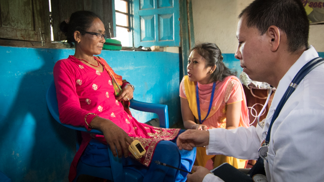 Acupuncture Relief Project  | Good Health Nepal | Kuong Wang