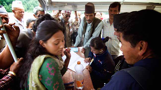 Acupuncture Relief Project  | Good Health Nepal | Andrew Schlabach