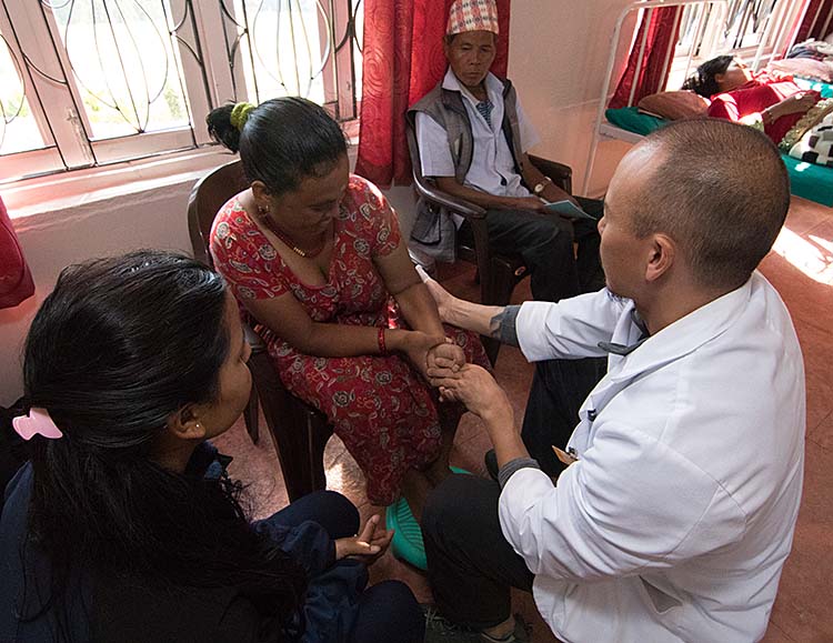 Acupuncture Relief Project  | Good Health Nepal | Andrew Schlabach