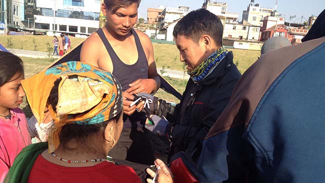 Acupuncture Relief Project  | Good Health Nepal | Earthquake Response