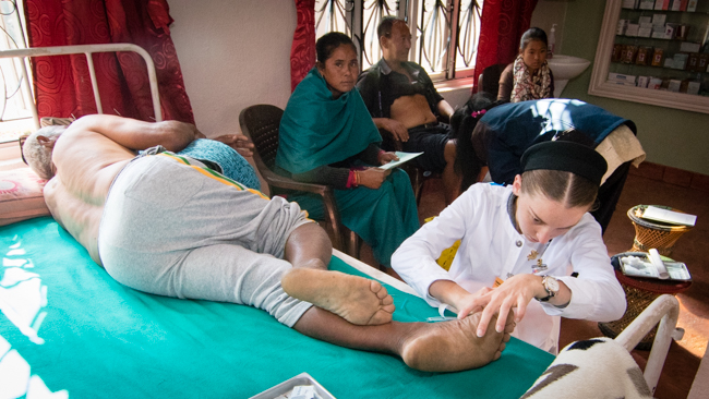 Acupuncture Relief Project  | Good Health Nepal | Fedosia Masaligin