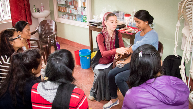 Acupuncture Relief Project  | Good Health Nepal | Fedosia Masaligin