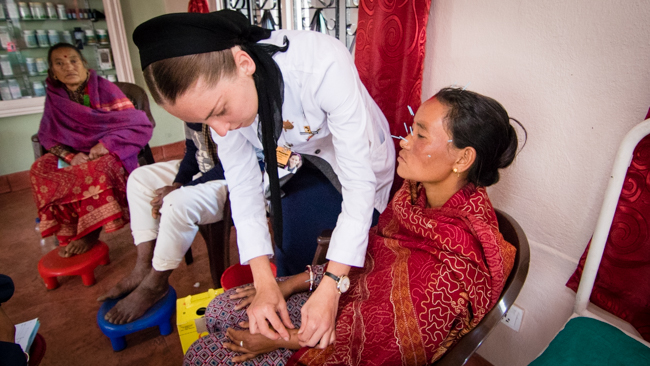 Acupuncture Relief Project  | Good Health Nepal | Fedosia Masaligin