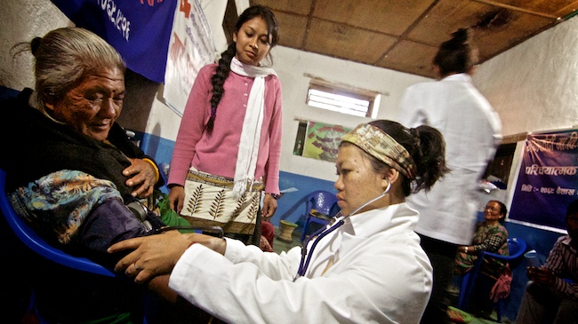 Kogate Patients | Acupuncture Volunteer Nepal