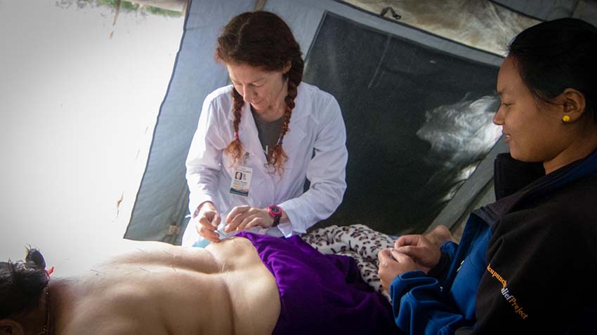 Acupuncture Relief Project  | Good Health Nepal | Sarah Maiden